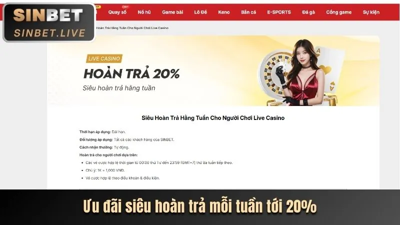 Nạp tiền và nhận thưởng