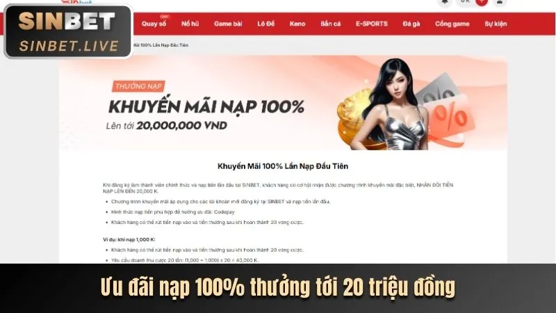 Khuyến mãi chào mừng thành viên mới tại OK365M